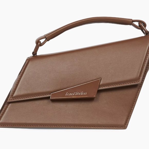 Acne Studios Distorted Leather Top Handle Bag MSRP$1350 RARE FIND - Picture 6 of 14